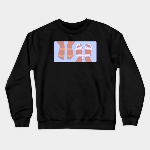 Summer Feet Crewneck Sweatshirt by Design by Maria 